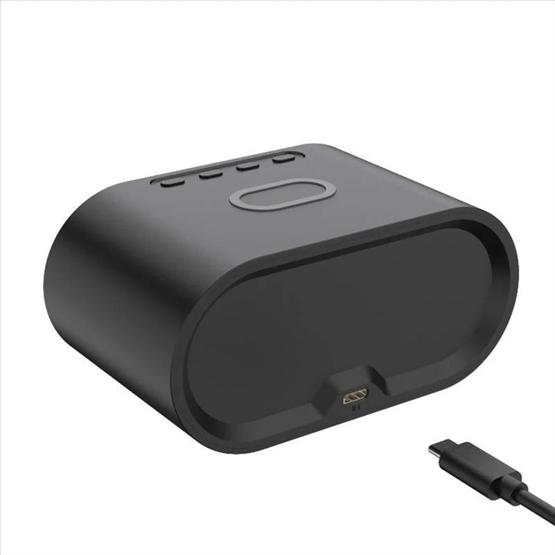 Radio Réveil Ado Connecté - Chargeur Sans Fil, Affichage Température