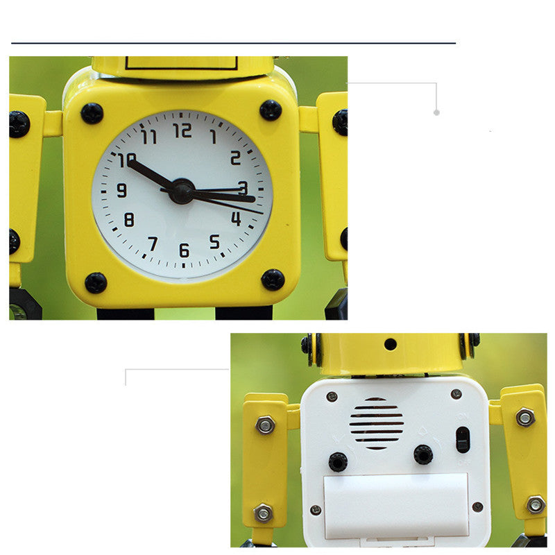 Réveil Enfant 5 ans – Robot Jaune Ludique et Décoratif