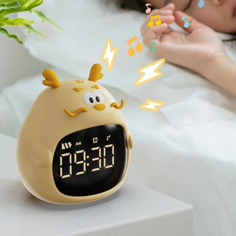 Réveil Enfant Connecté Bluetooth – Design Mignon avec Application Mobile