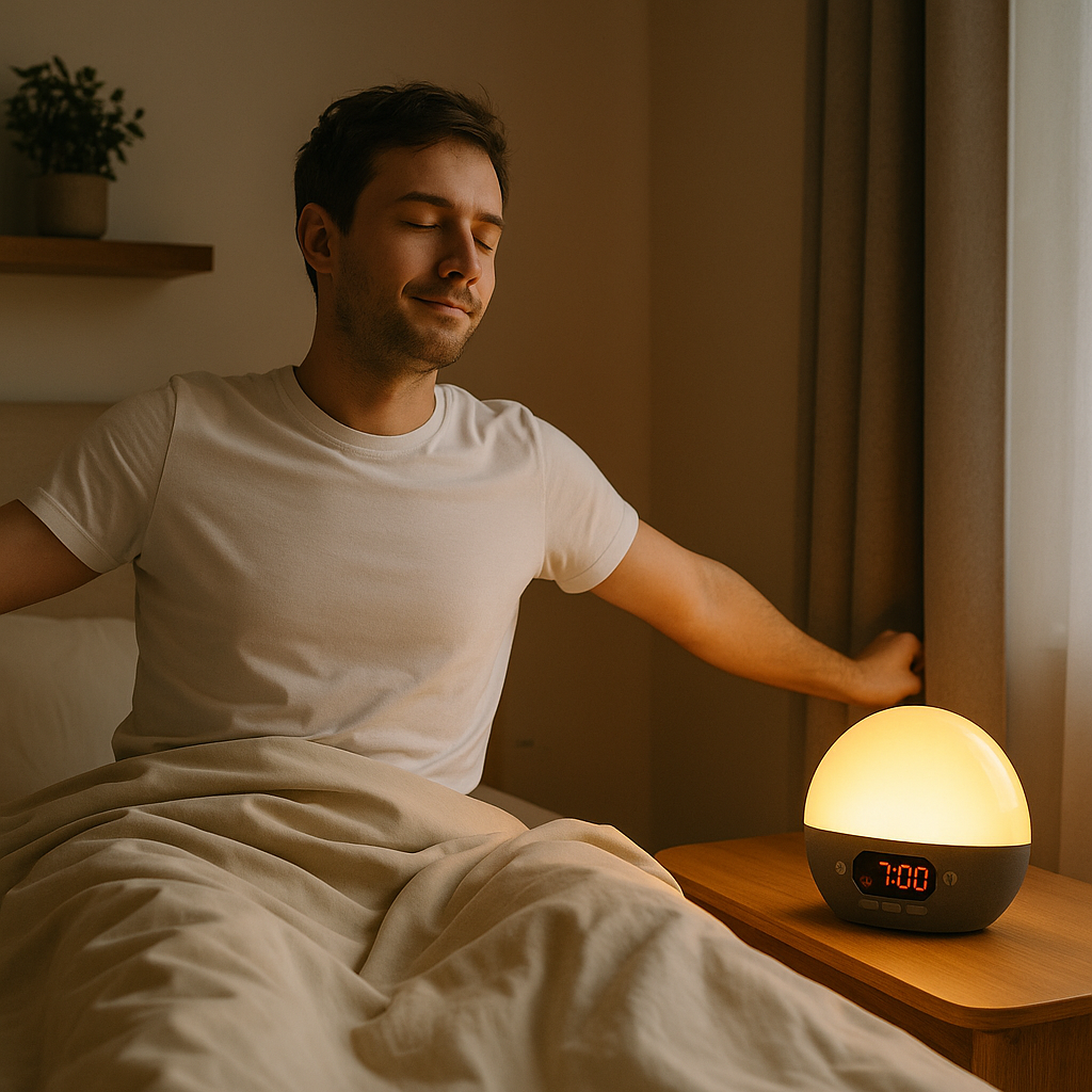 Réveils Simulateur d'Aube au Design Moderne et Élégant