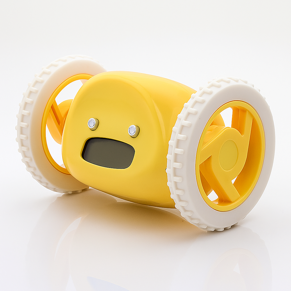 Réveil Enfant 3 ans – Réveil Fugitif sur Roues Couleurs Vives