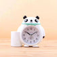 Réveil Enfant 3 Ans – Horloge Panda avec Support à Stylos