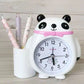 Réveil Enfant 3 Ans – Horloge Panda avec Support à Stylos