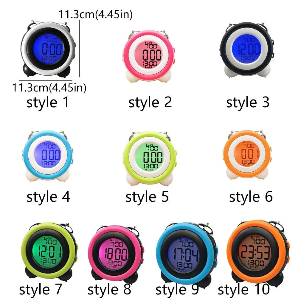 Radio Réveil Ado LED Coloré – Affichage Numérique et Design Ludique