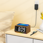 Radio Réveil Bois avec Chargeur à Induction, Bluetooth et Écran LED XXL