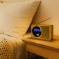 Radio Réveil Bois avec Affichage LED et Température – Design Naturel