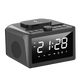 Radio Réveil Connecté Bluetooth, FM, AUX, Carte TF, Charge Sans Fil