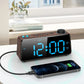 Radio Réveil Connecté LED avec Double Alarme et Affichage Digital Large