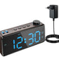 Radio Réveil Connecté LED avec Double Alarme et Affichage Digital Large
