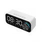 Radio Réveil Design Bluetooth, Molette de Volume LED