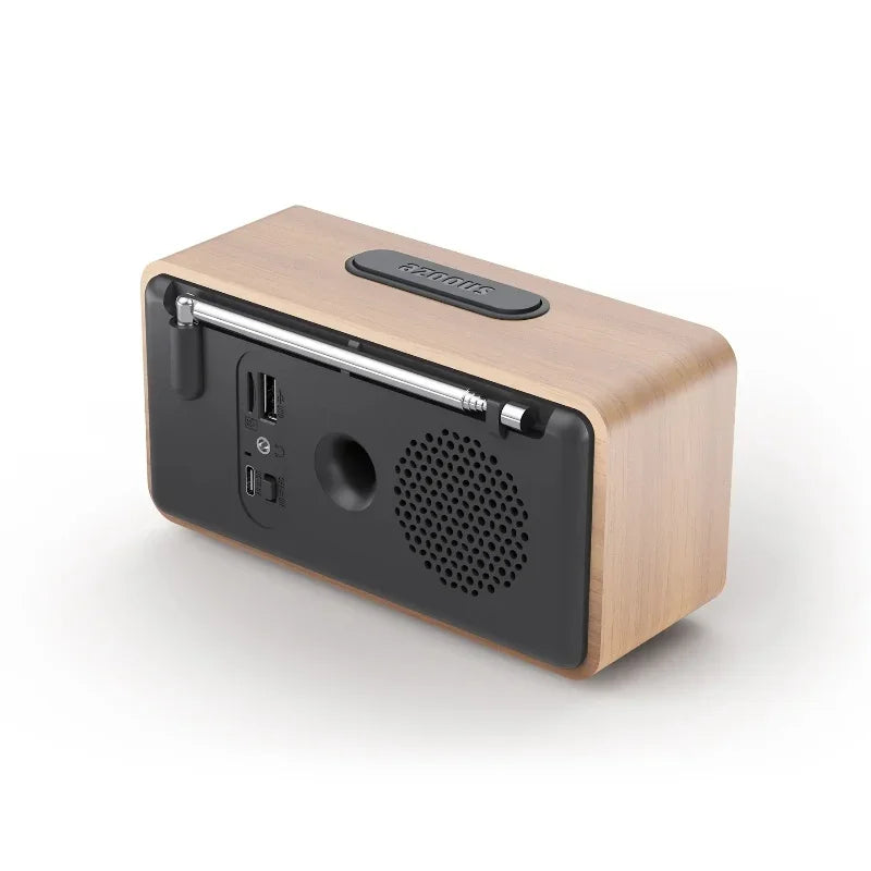 Radio Réveil Design Bois DAB+ Bluetooth