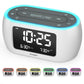 Radio Réveil Lumineux LED Digital avec Double Alarme et Fonction Snooze