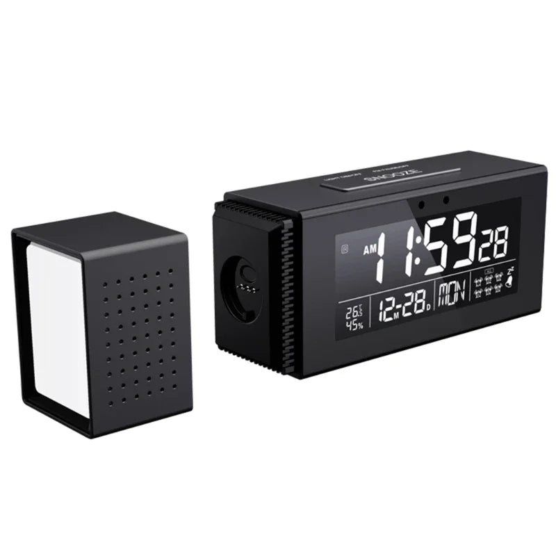 Radio Réveil Lumineux LED avec Bluetooth et Haut-Parleur Intégré