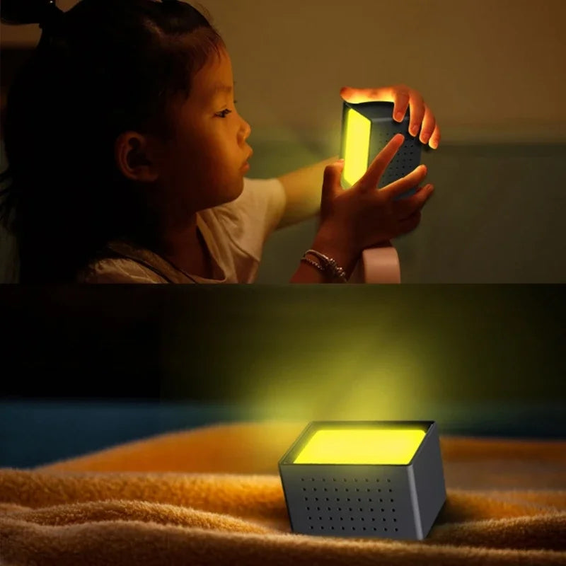 Radio Réveil Lumineux LED avec Bluetooth et Haut-Parleur Intégré