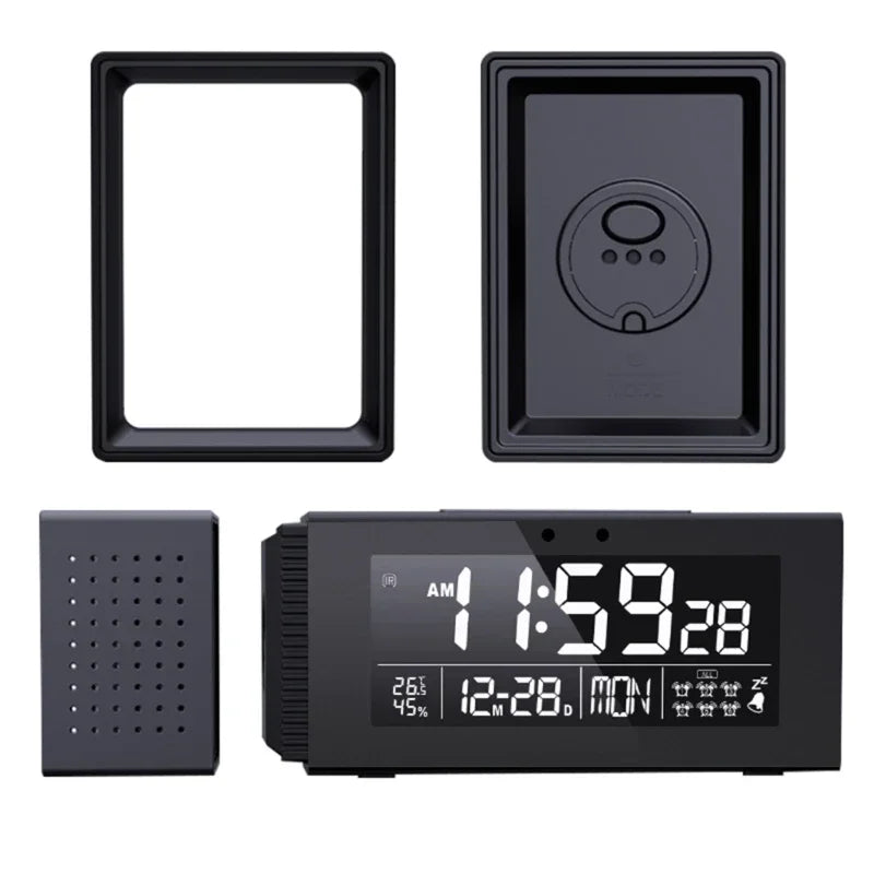 Radio Réveil Lumineux LED avec Bluetooth et Haut-Parleur Intégré