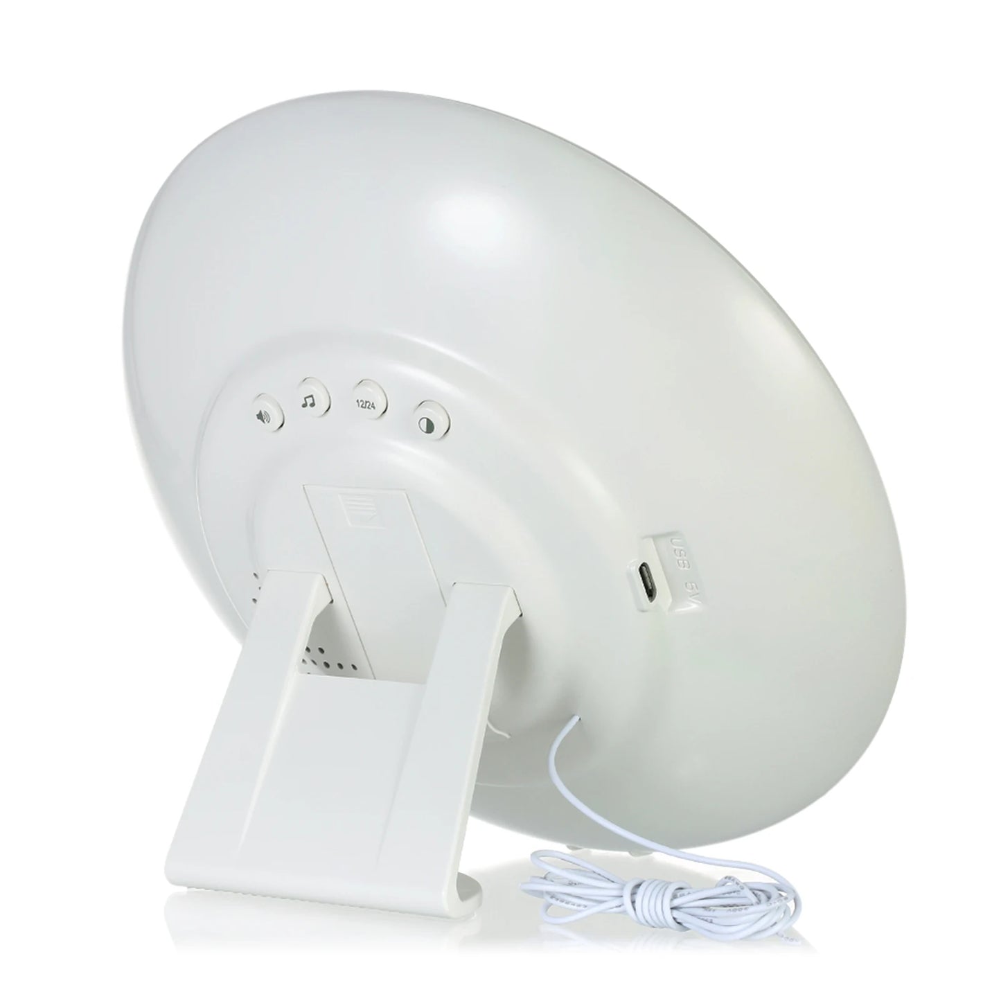 Radio Réveil Lumineux LED avec Simulation d’Aube et Sons Naturels