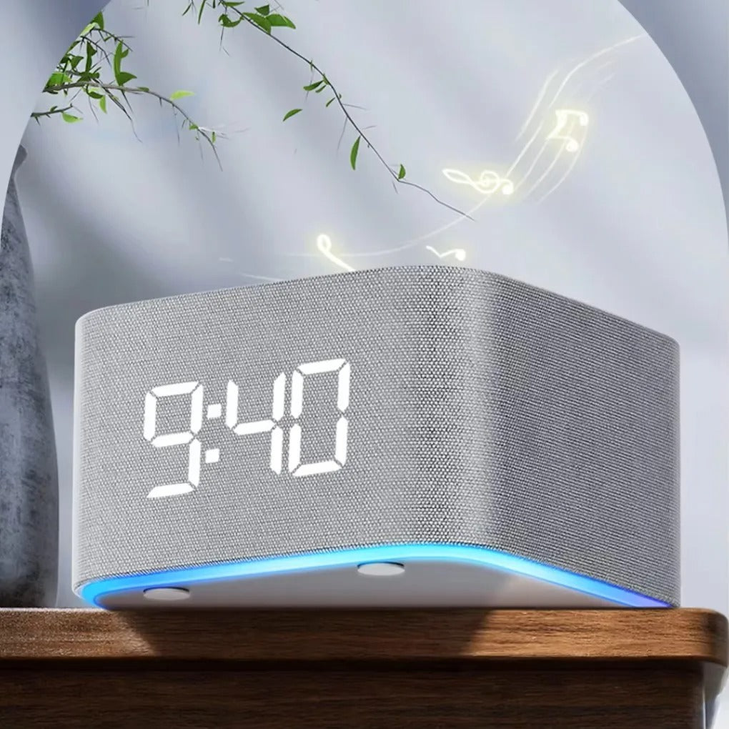 Radio Réveil Lumineux Affichage LED – Veilleuse Intégrée