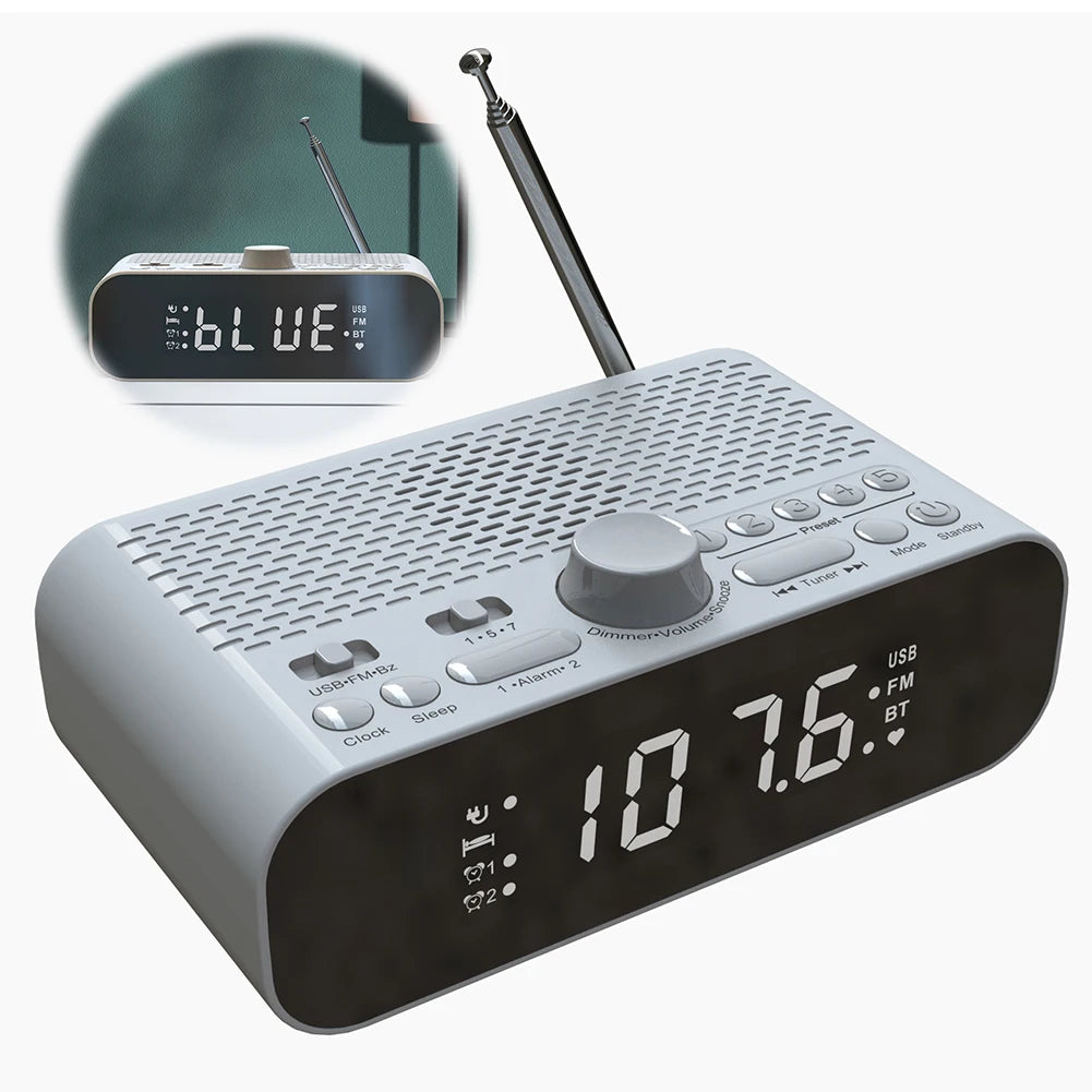 Radio Réveil Vintage avec radio FM