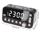Radio Réveil Vintage avec FM, Double Alarme et Écran LED Clair