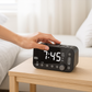 Radio Réveil Vintage avec FM, Double Alarme et Écran LED Clair