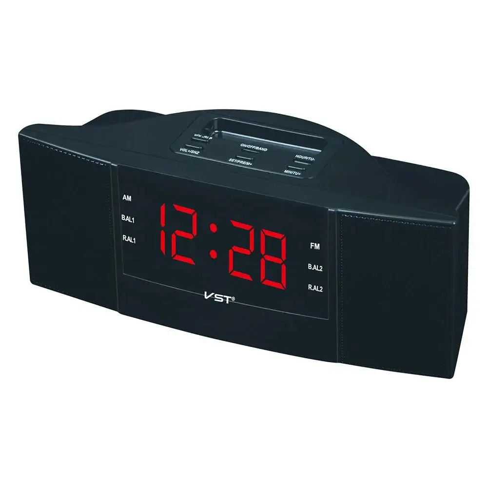 Radio Réveil Vintage LED Vert