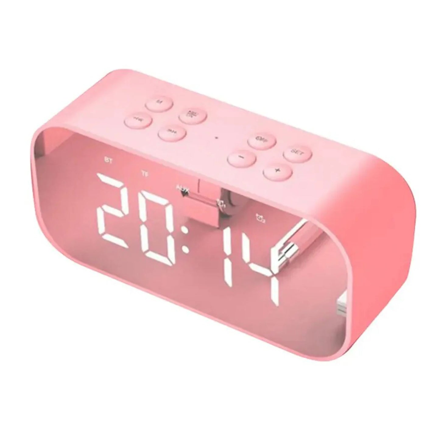 Réveil Ado Bluetooth avec Haut-Parleur Bass et Double Alarme