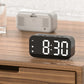 Réveil Ado – Réveil Numérique Miroir LED Grand Affichage Blanc