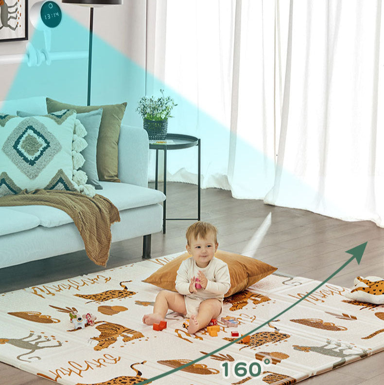 Réveil Caméra LED avec Affichage Digital – Surveillance Enfant 3,4 ans