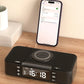Réveil Connecté avec Enceinte Bluetooth Double Haut-Parleur