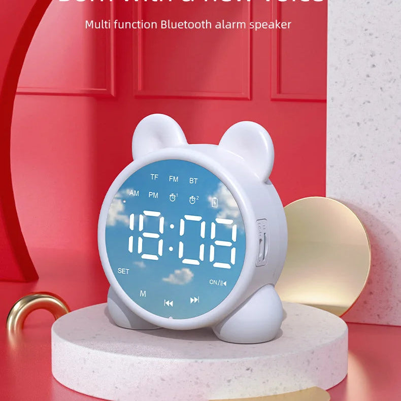 Réveil Connecté pour Enfants avec Enceinte Bluetooth