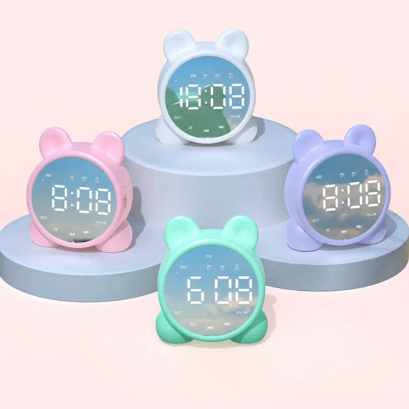 Réveil Connecté pour Enfants avec Enceinte Bluetooth