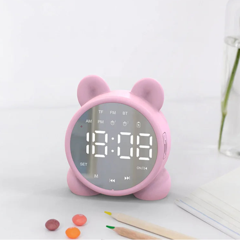 Réveil Connecté pour Enfants avec Enceinte Bluetooth