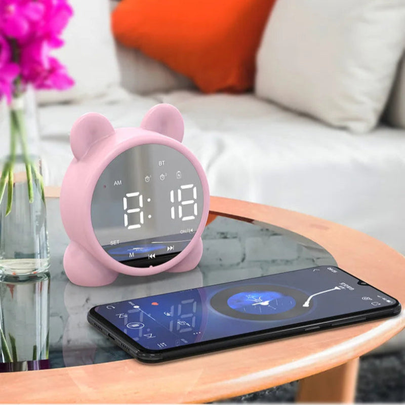 Réveil Connecté pour Enfants avec Enceinte Bluetooth