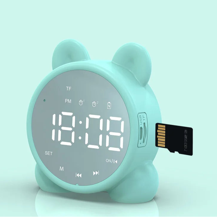 Réveil Connecté pour Enfants avec Enceinte Bluetooth