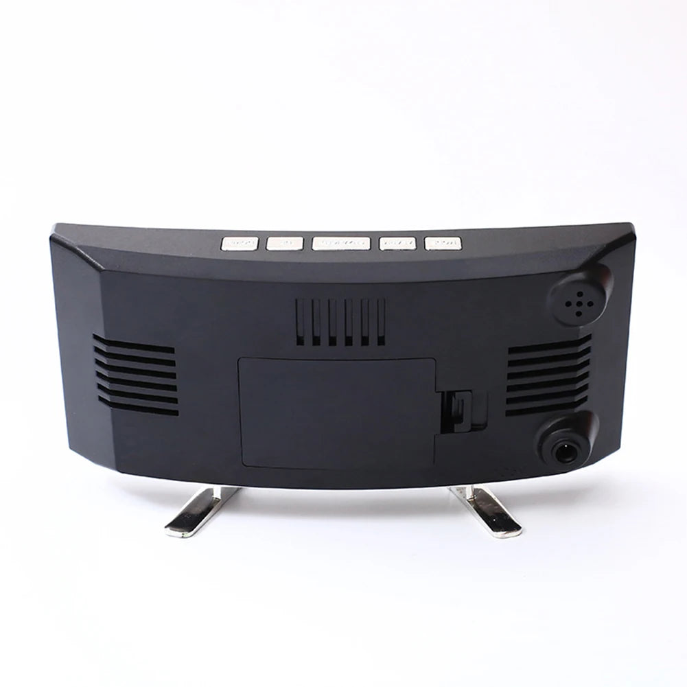 Réveil Digital à Grand Écran LED avec affichage température