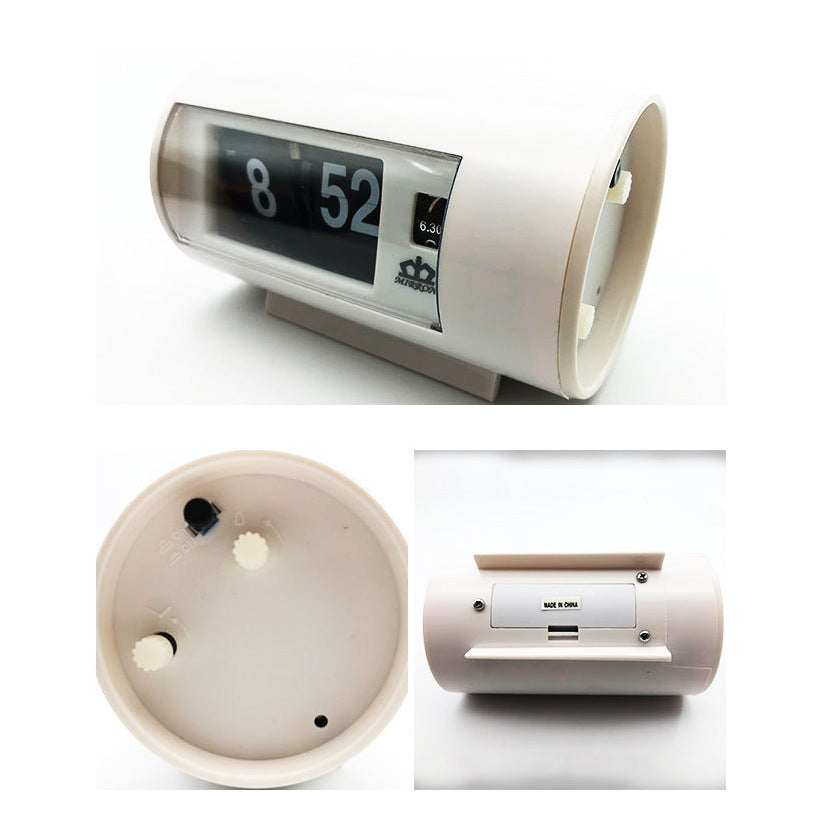 Réveil Enfant 10 ans – Cylindre à Volets Roulants Design Vintage Numérique