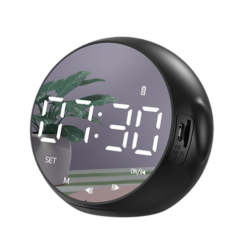 Réveil Enfant 10 ans – LED Rond avec Bluetooth 5.1 et Affichage Digital