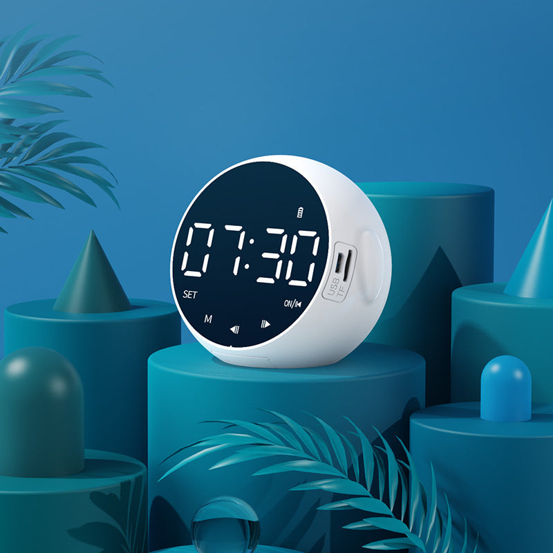 Réveil Enfant 10 ans – LED Rond avec Bluetooth 5.1 et Affichage Digital