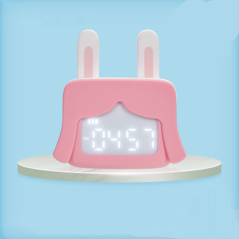 Réveil Enfant 3 ans - Cartoon Monstre Marron avec Affichage LED