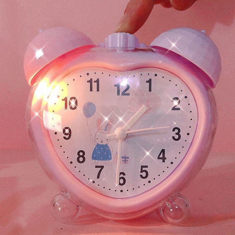 Réveil Enfant 3 ans – Cigogne Bleue avec Double Cloche et Design Classique