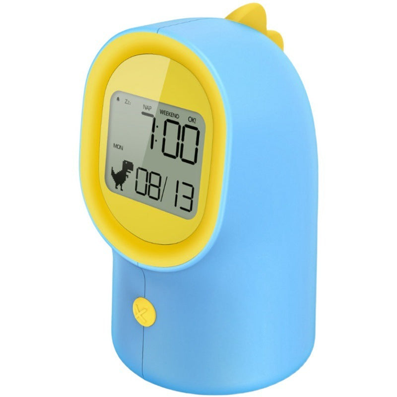 Réveil Enfant 3 ans – Dinosaure Vert Design Simple avec Affichage Digital