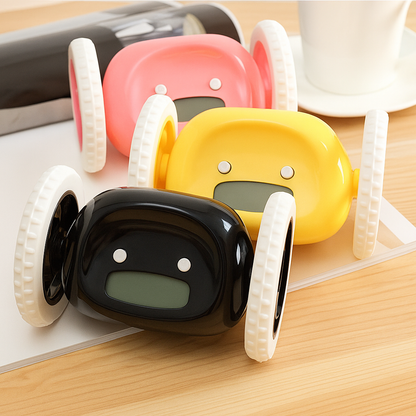 Réveil Enfant 3 ans – Réveil Fugitif sur Roues Couleurs Vives