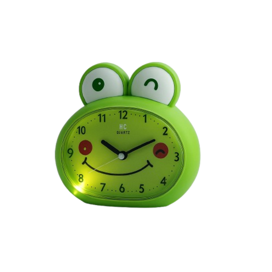 Réveil Enfant 3 ans – Grenouille Verte Cartoon avec Son et Lumière