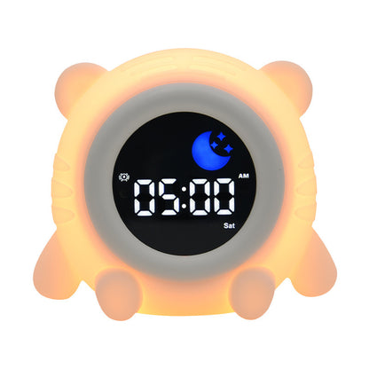 Réveil Enfant 3 ans – Réveil LED Musique Rechargeable avec Veilleuse