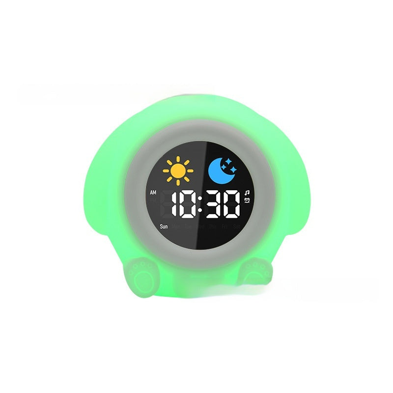 Réveil Enfant 3 ans – Réveil LED Musique Rechargeable avec Veilleuse