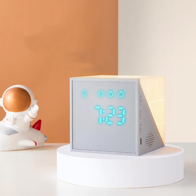 Réveil Enfant 4 ans - Cube LED avec Affichage Numérique