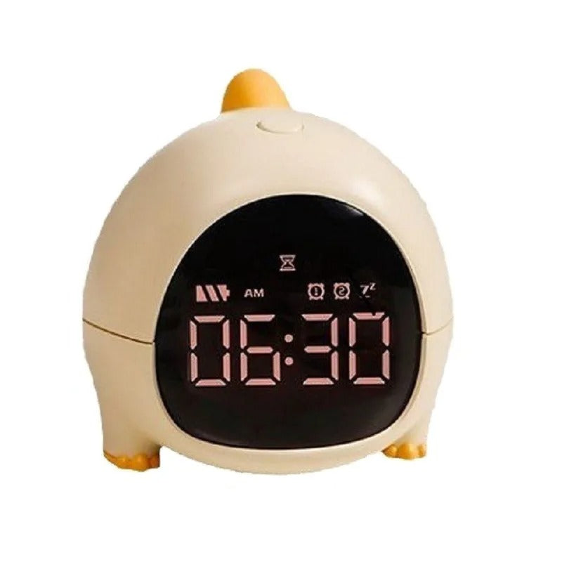 Réveil Enfant 4 ans - Dinosaure LED avec Affichage Numérique