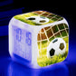 Réveil Enfant 5 ans – Cube LED Football avec Affichage Digital