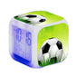 Réveil Enfant 5 ans – Cube LED Football avec Affichage Digital
