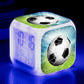 Réveil Enfant 5 ans – Cube LED Football avec Affichage Digital